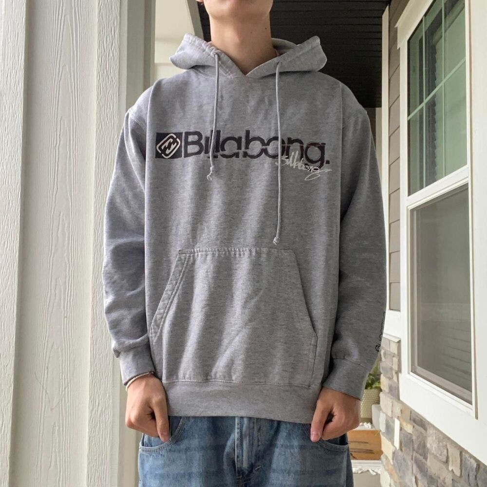 Billabong Men's Grey Hoodie